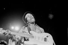 Jimi Hendrix in Action While Performing in Harlem Fine Art Print