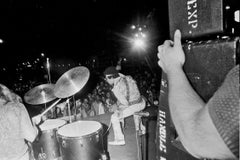 Jimi Hendrix on Stage Shot From Behind Fine Art Print
