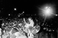 Jimi Hendrix Playing in Front of Audience in Harlem Fine Art Print