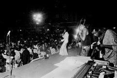 Maxine Brown on Stage in Harlem - Jimi Hendrix's Opener Fine Art Print