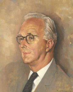 Grant Macdonald (b.1944) - 1966 Oil, Gentleman with Glasses