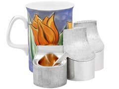 Grant MacDonald Silversmiths 1972 Sterling Silver Condiment Set