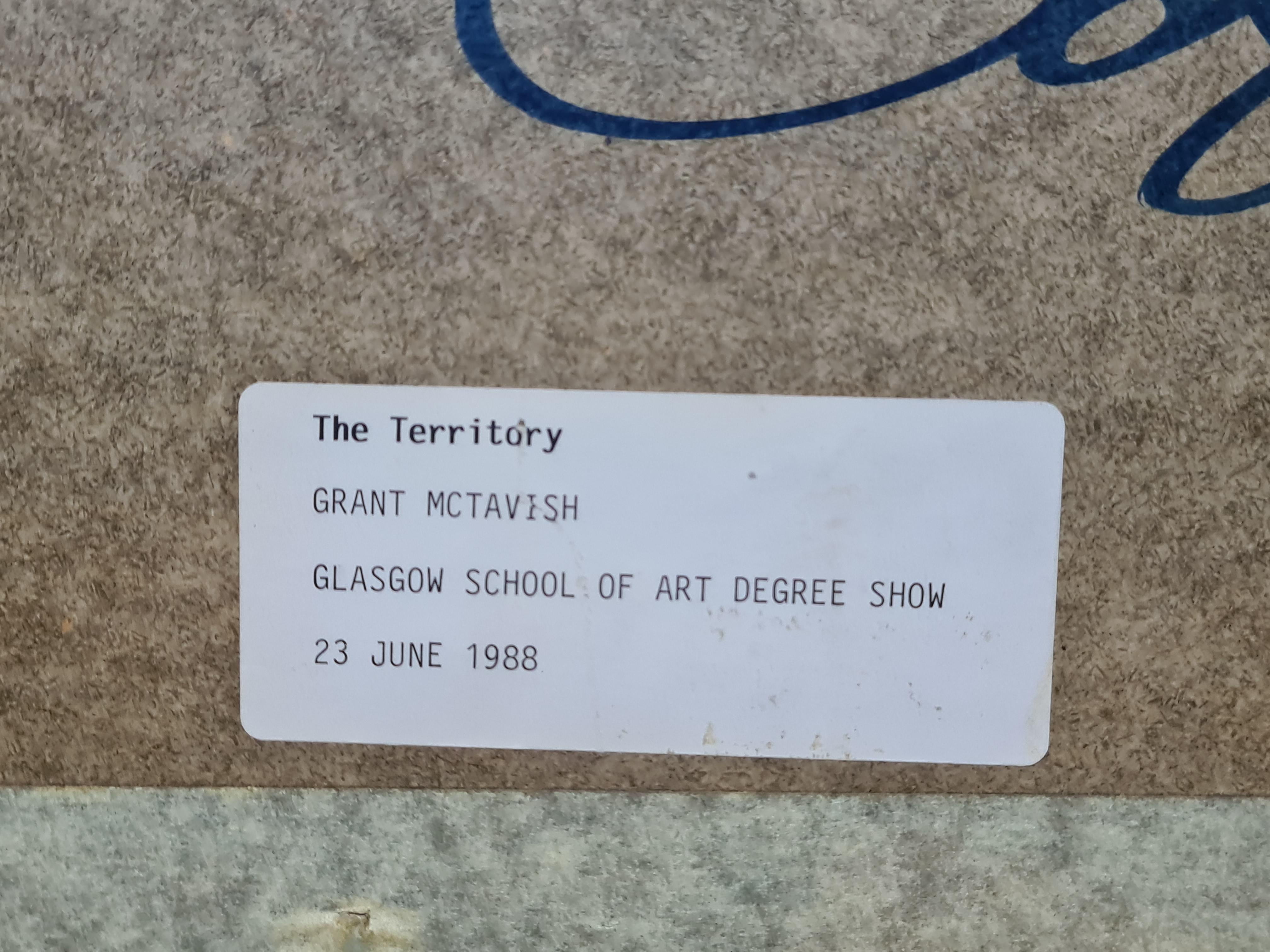 The Territory, Glasgow School Abstract Expressionist Mixed Media For Sale 12
