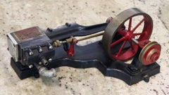 GRANT SIPP 1895 American Antique Steam Single Piston Engine Motor Scale Model