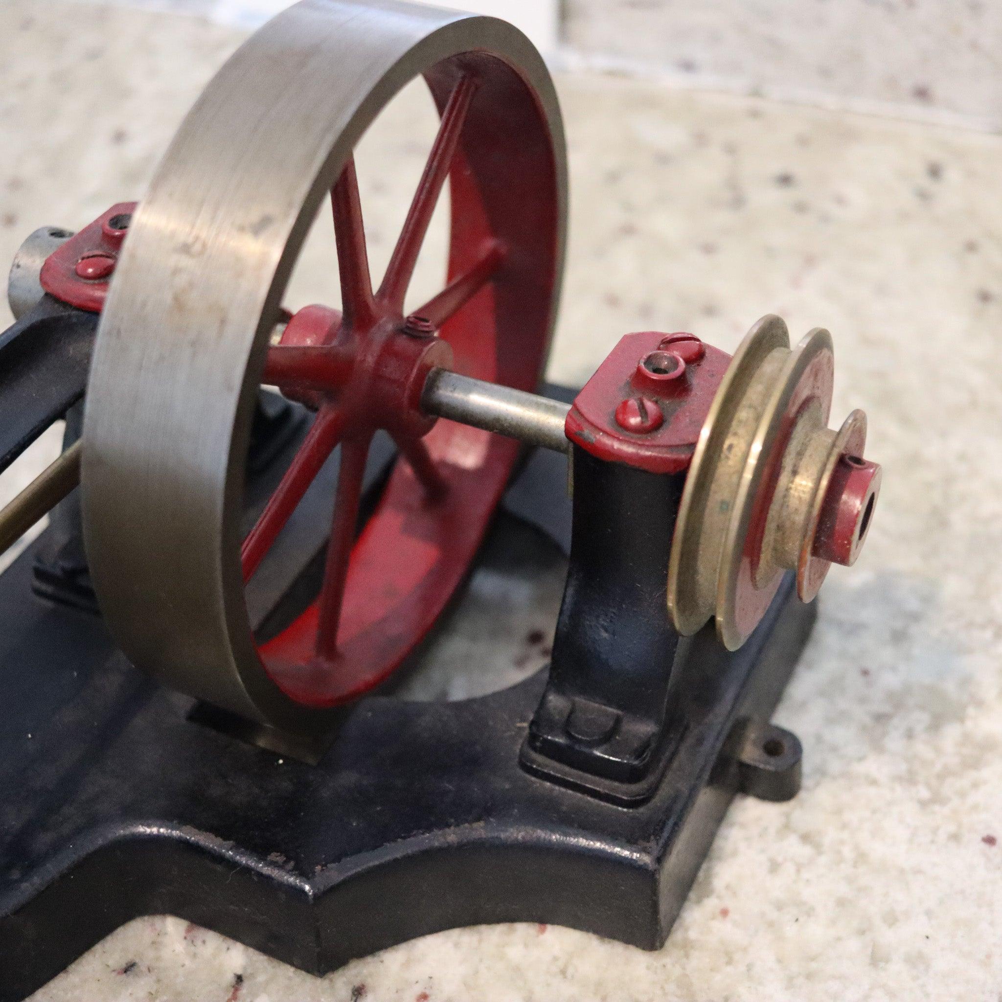 Acciaio GRANT SIPP 1895 Motore a vapore antico a pistone singolo Modello di motore in scala in vendita