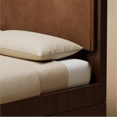 Grant Walnut Bed by Lusano