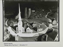 Midnight Ride of Paul Revere - Vintage Photograph by Grant Wood - 1960s