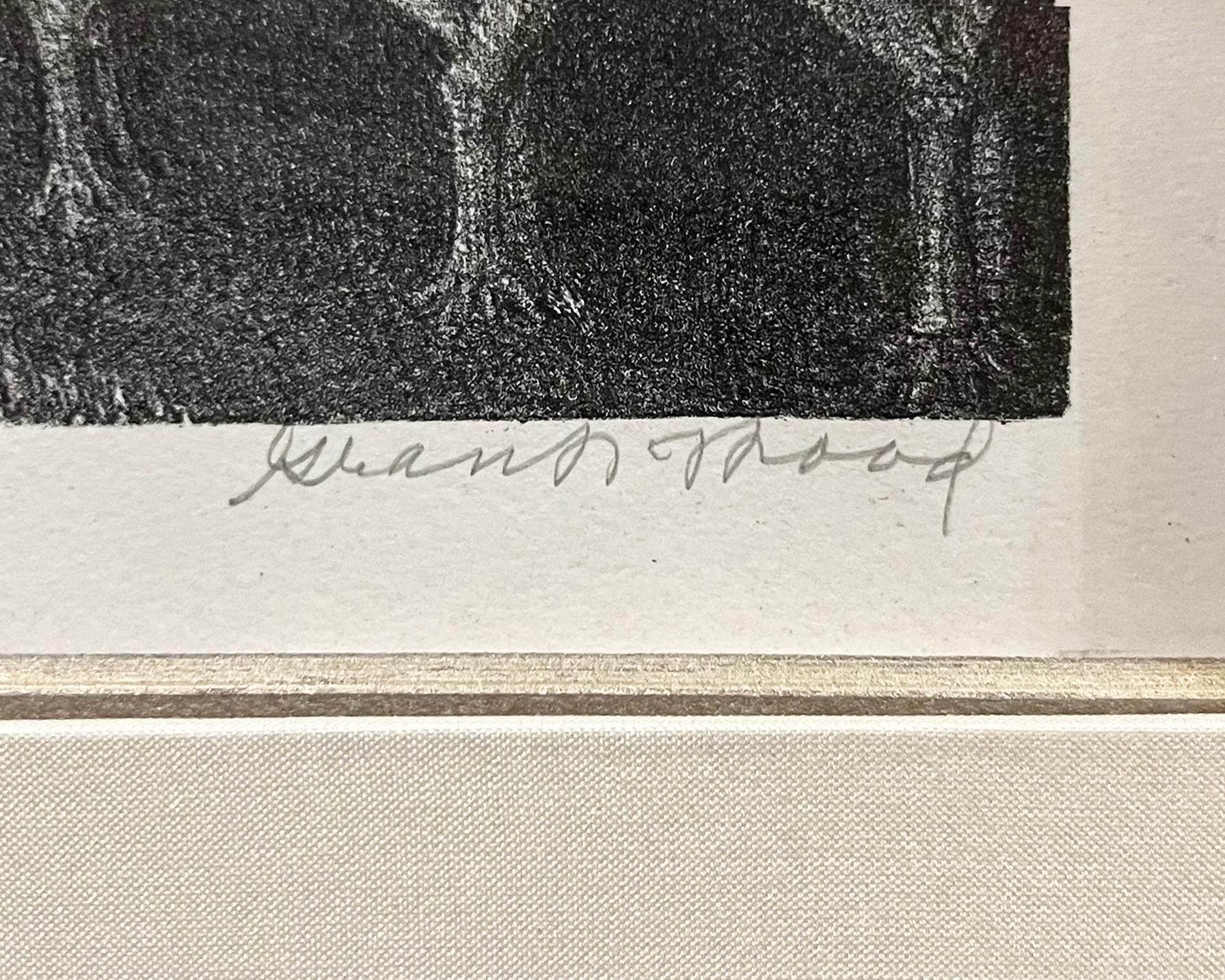grant wood fertility lithograph
