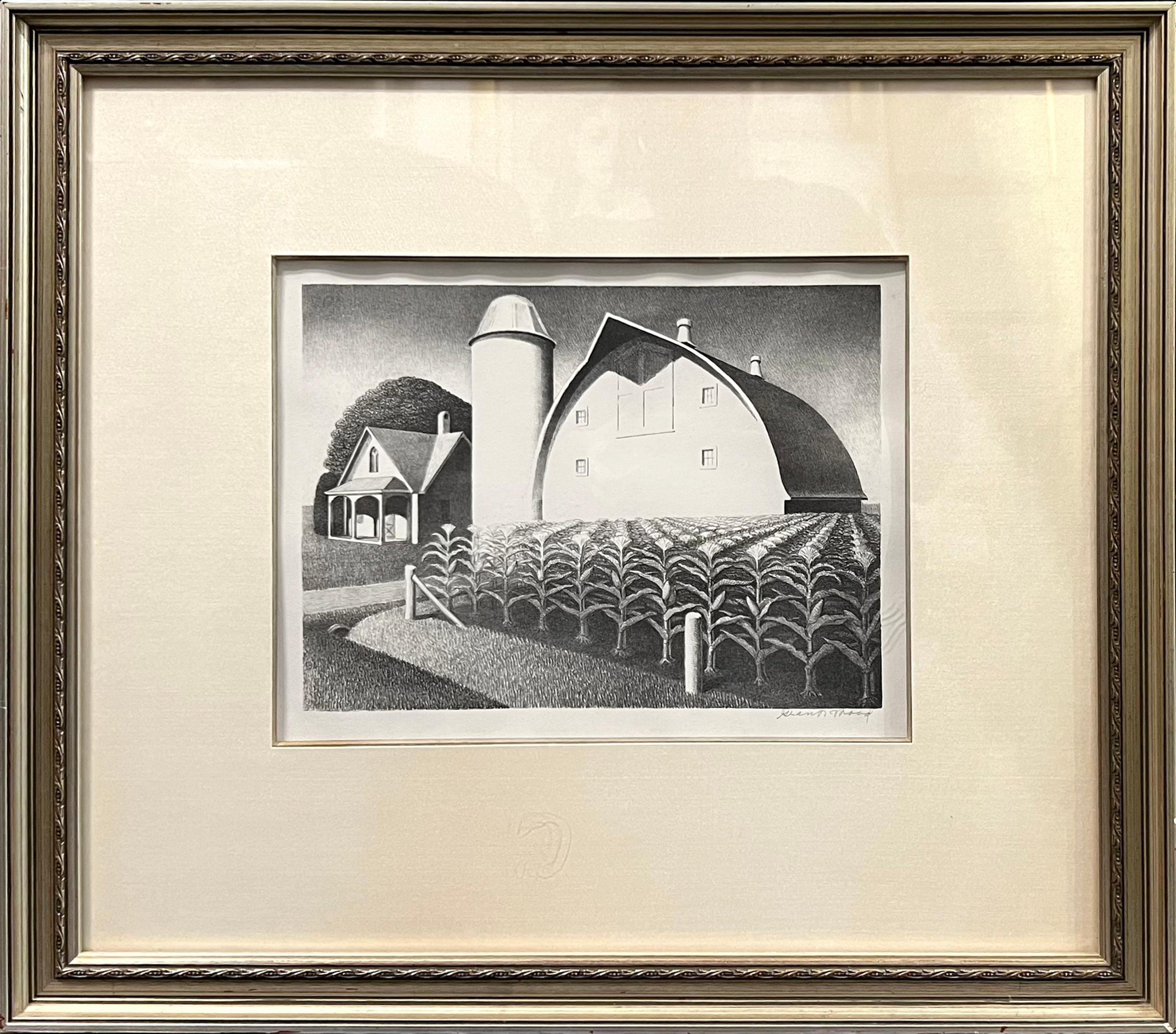 grant wood signature
