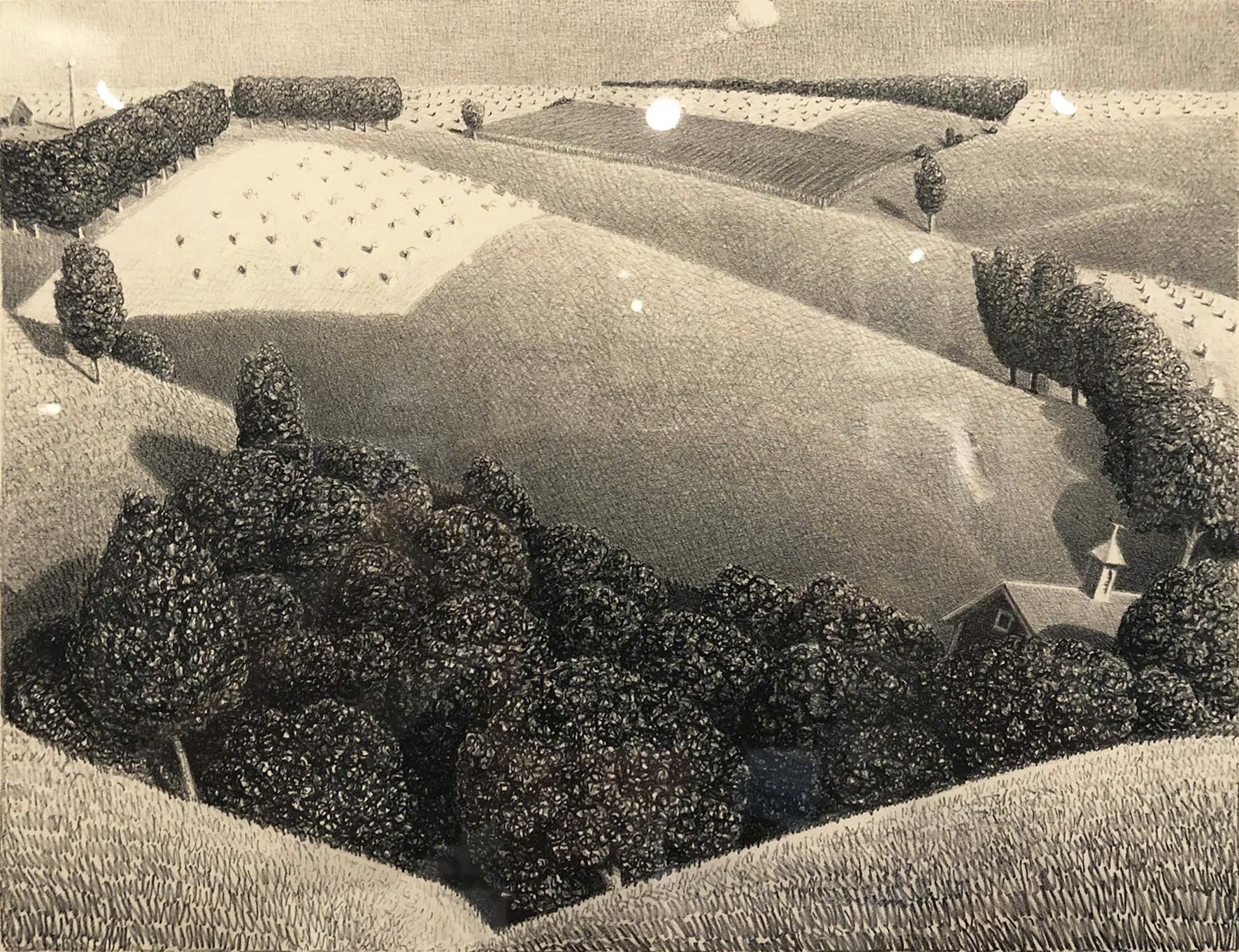 July 15th - Print by Grant Wood