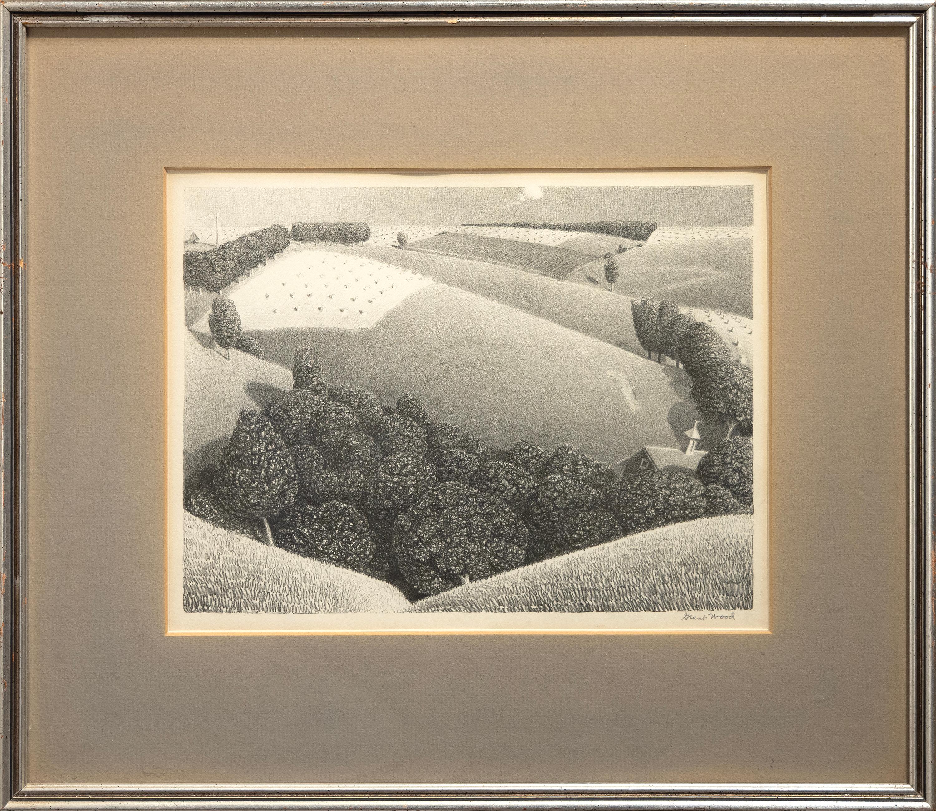 July Fifteenth - Print by Grant Wood
