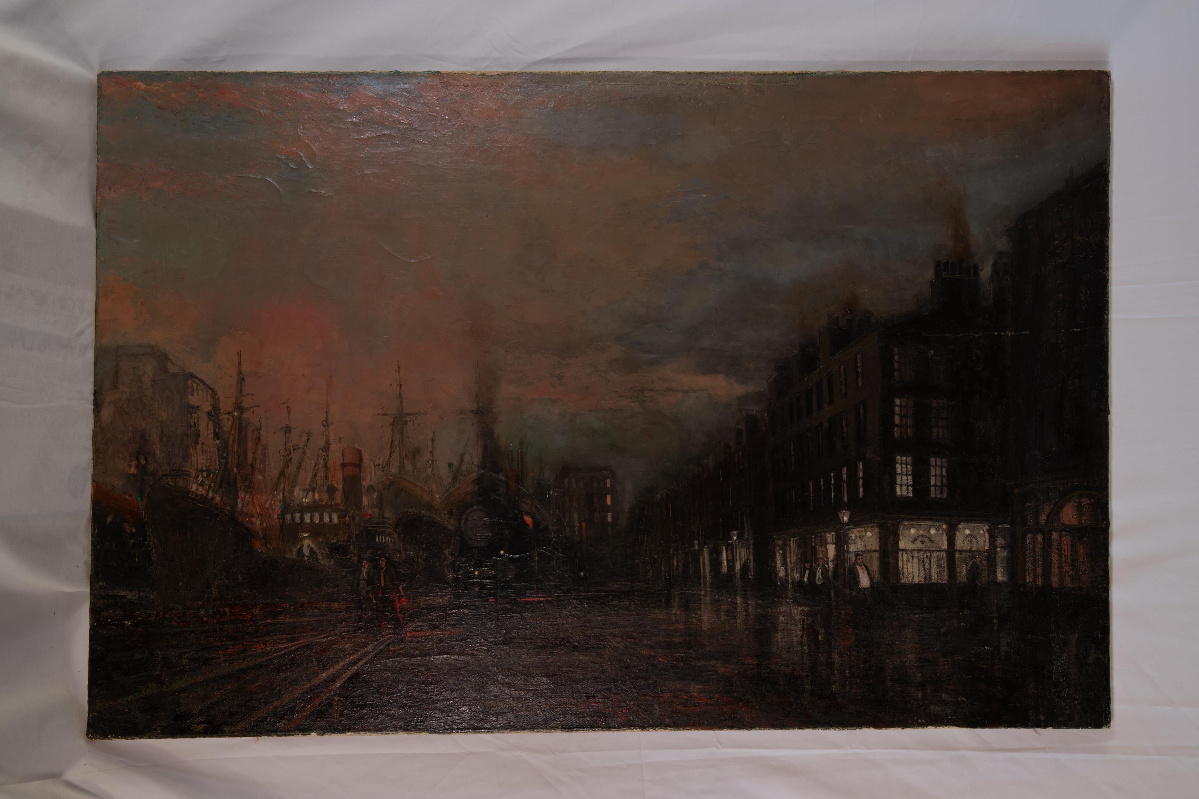 Porto di Granton-Edimburgo-Geoffrey Roper In condizioni buone in vendita a New York, NY