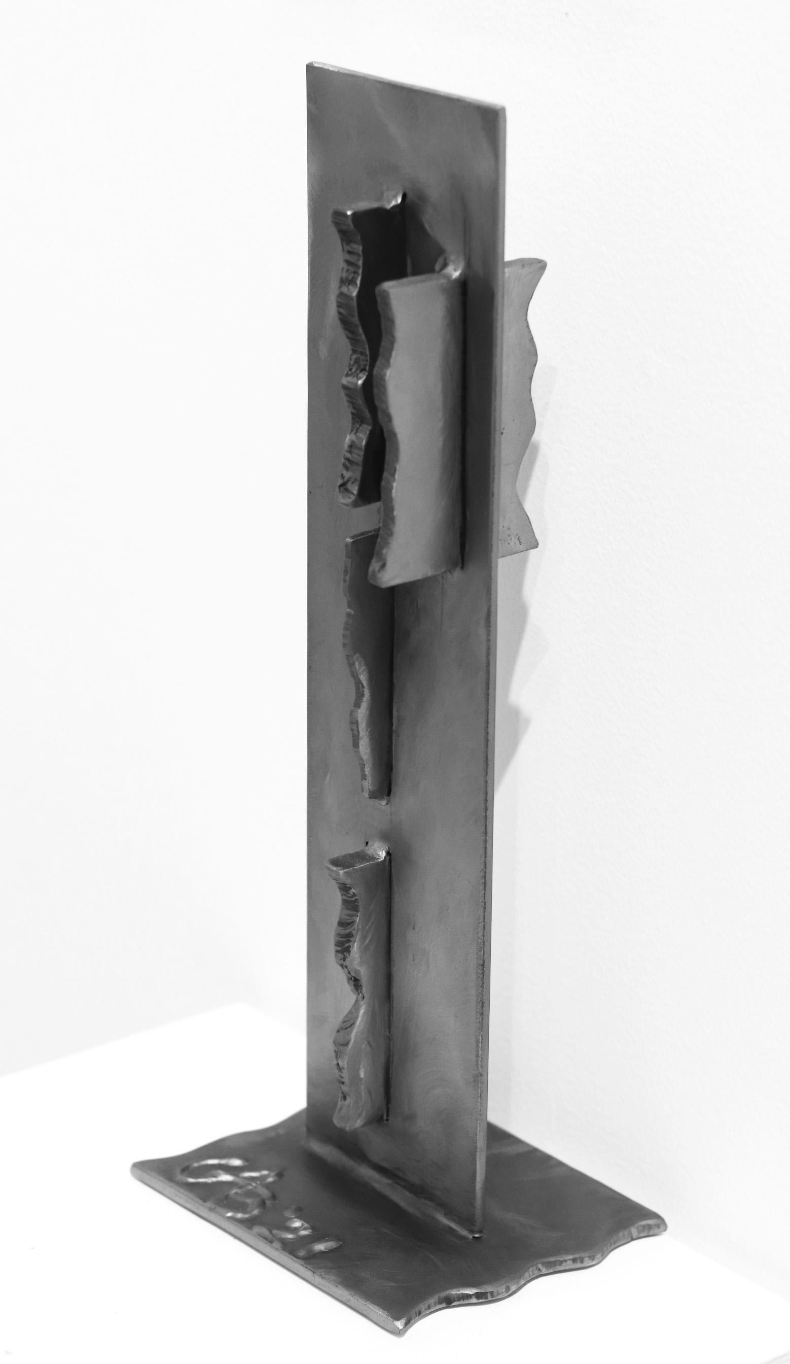 Innen Außen  -  Moderne dreidimensionale organische Contemporary Stahlskulptur im Angebot 4