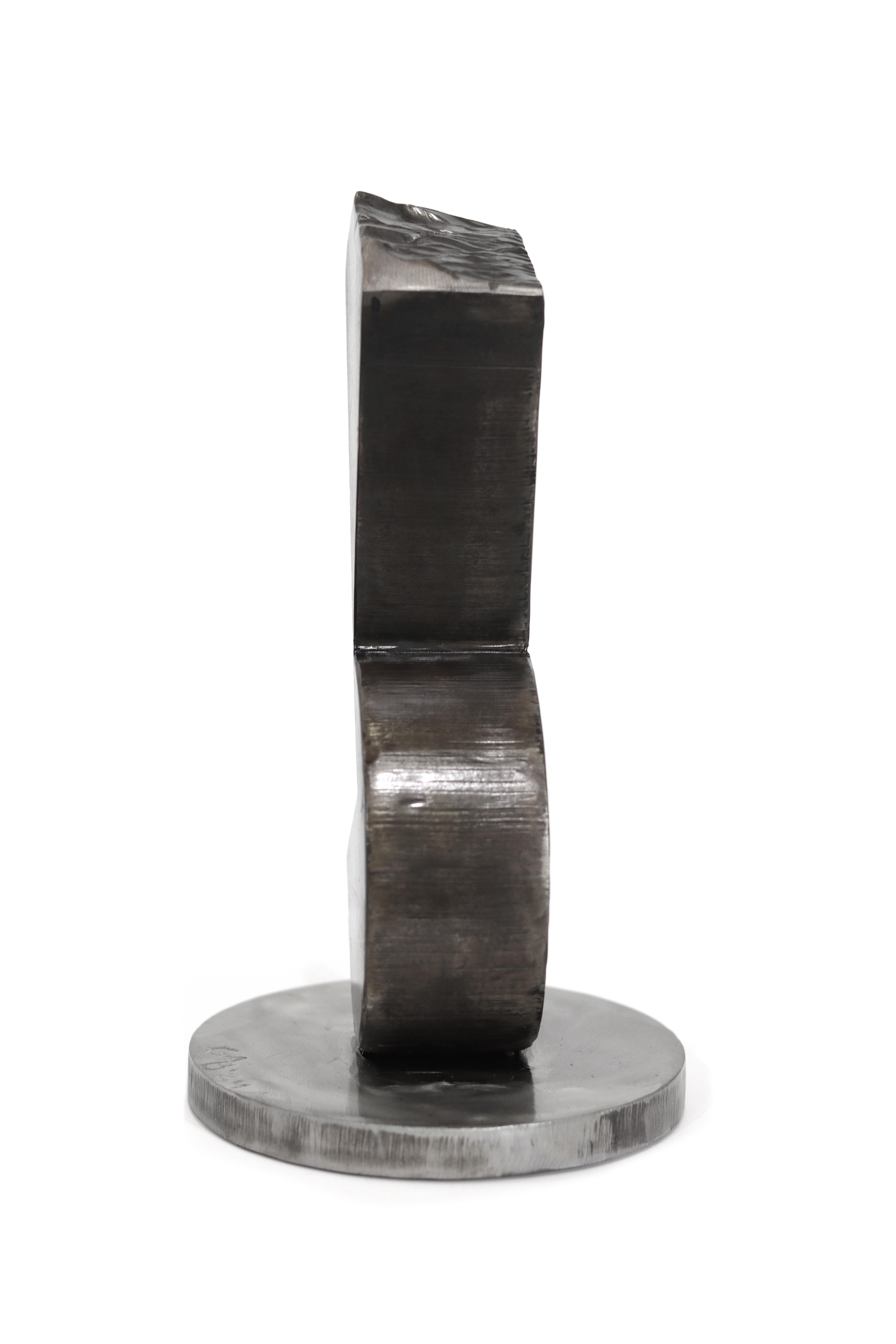 Noteworthy - Original Contemporary Expressive Geometric Abstract Metal Sculpture For Sale 2