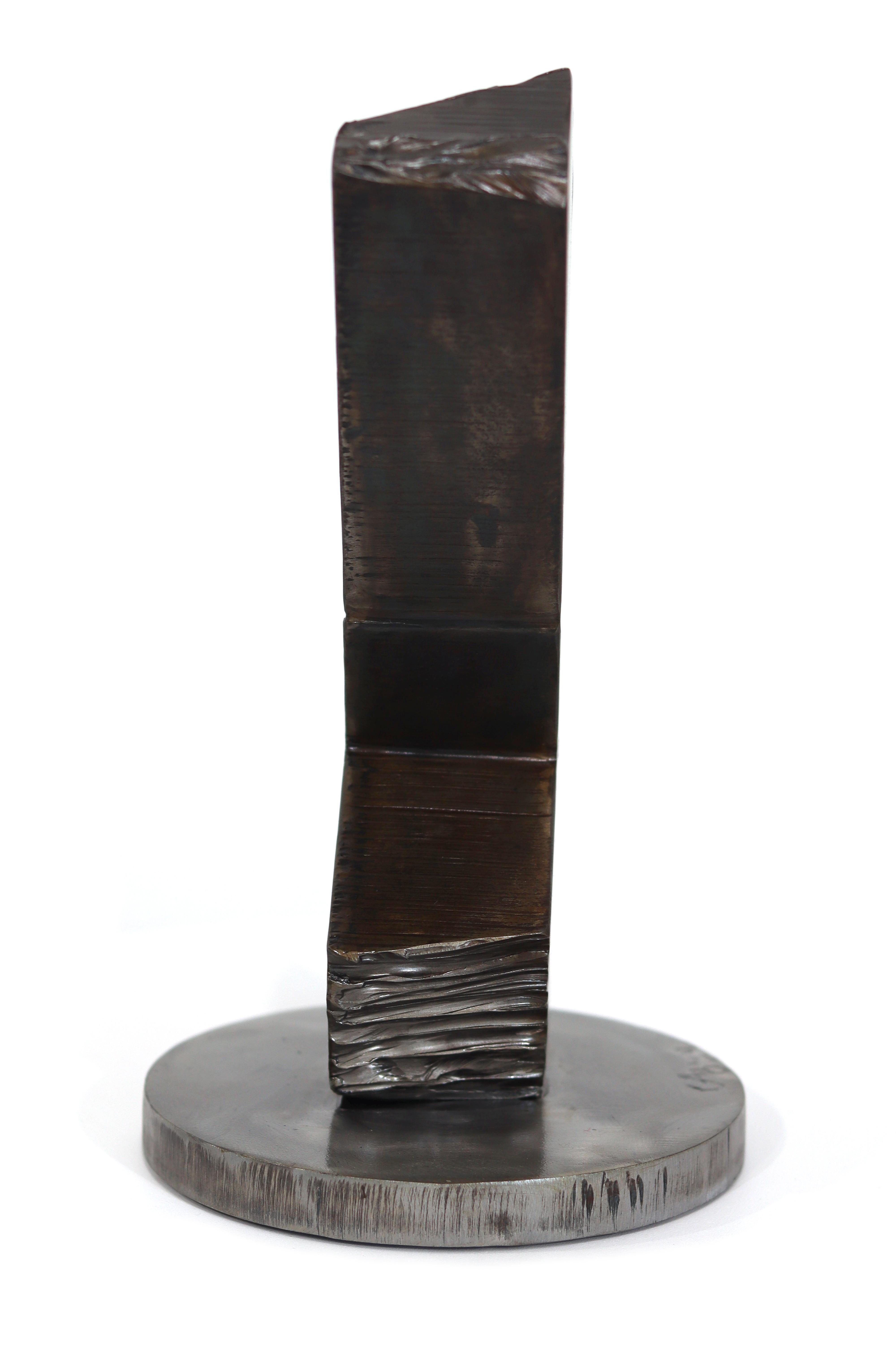 Noteworthy - Original Contemporary Expressive Geometric Abstract Metal Sculpture For Sale 3