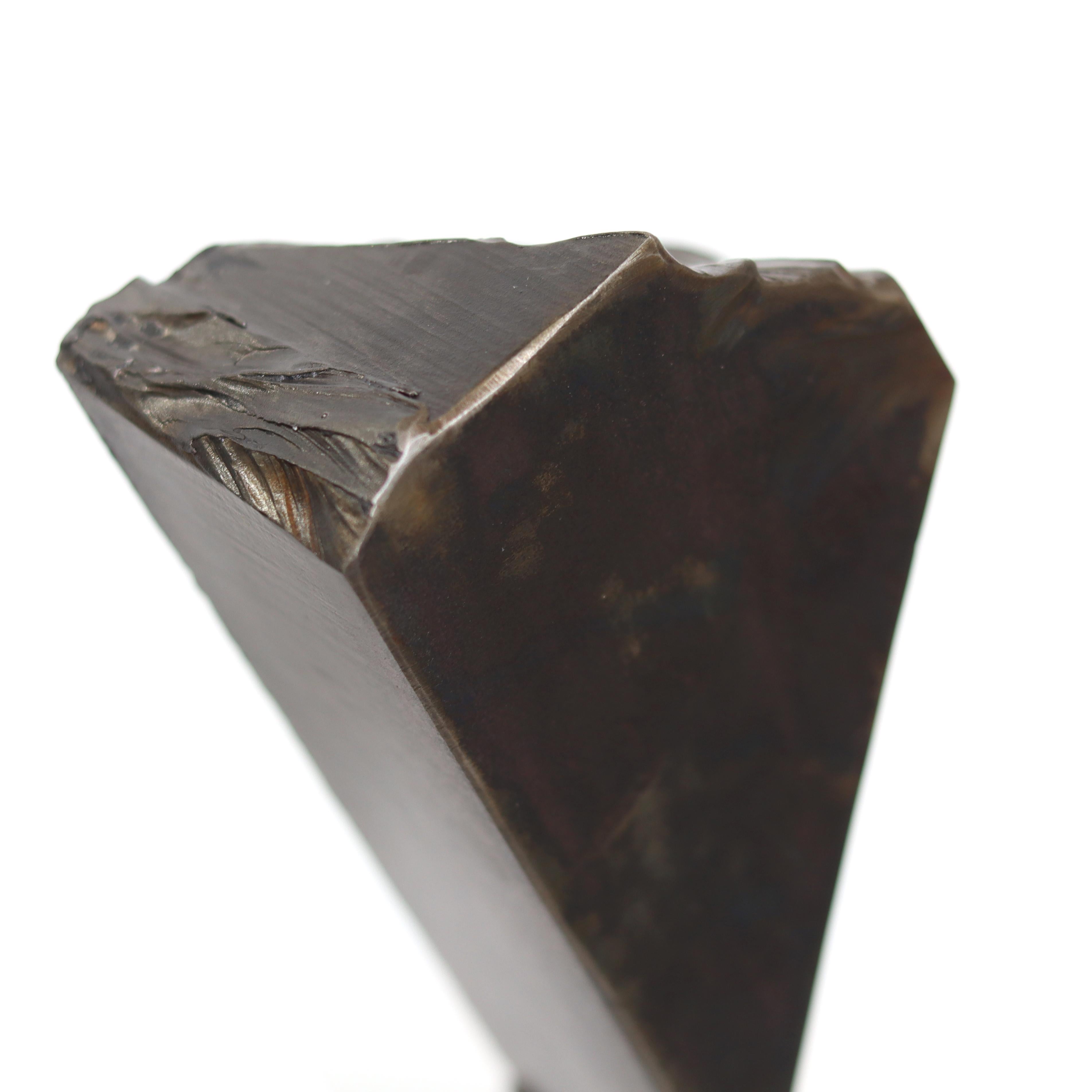 Noteworthy - Original Contemporary Expressive Geometric Abstract Metal Sculpture For Sale 5