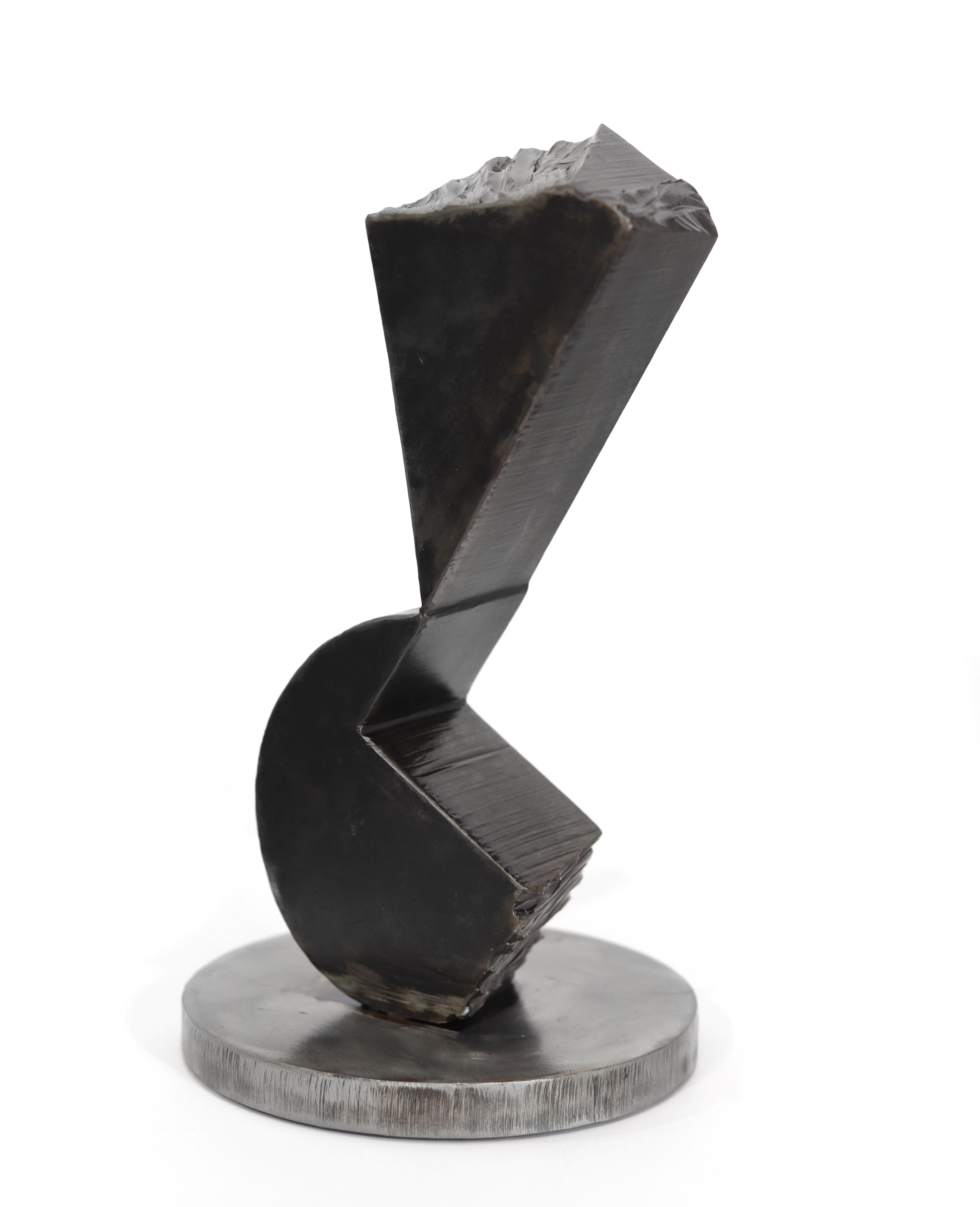 Granville Beals Abstract Sculpture - Noteworthy - Original Contemporary Expressive Geometric Abstract Metal Sculpture