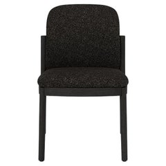 Granville Bridge Side Chair Black Pepper Stained Matte Oak & Client Own Material