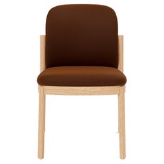 Granville Bridge Side Chair Nude Ultra Matte Lacquered Oak & Client Own Material