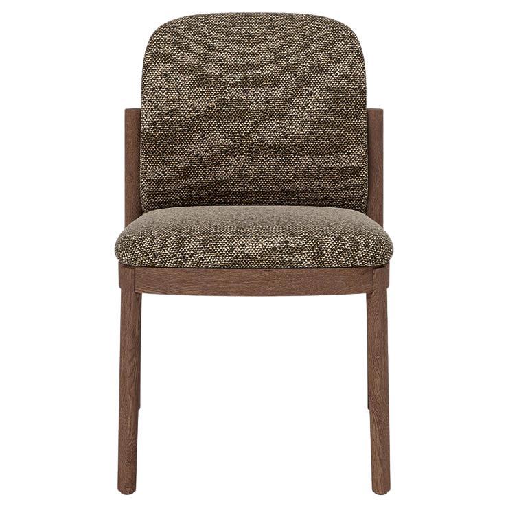 Granville Bridge Side Chair Whiskey Ultra Matte Lacquered OakClient Own Material For Sale