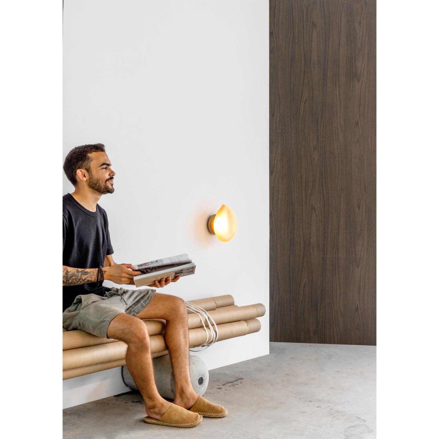 Grão Wandleuchter von WJ Luminaires im Zustand „Neu“ im Angebot in Geneve, CH