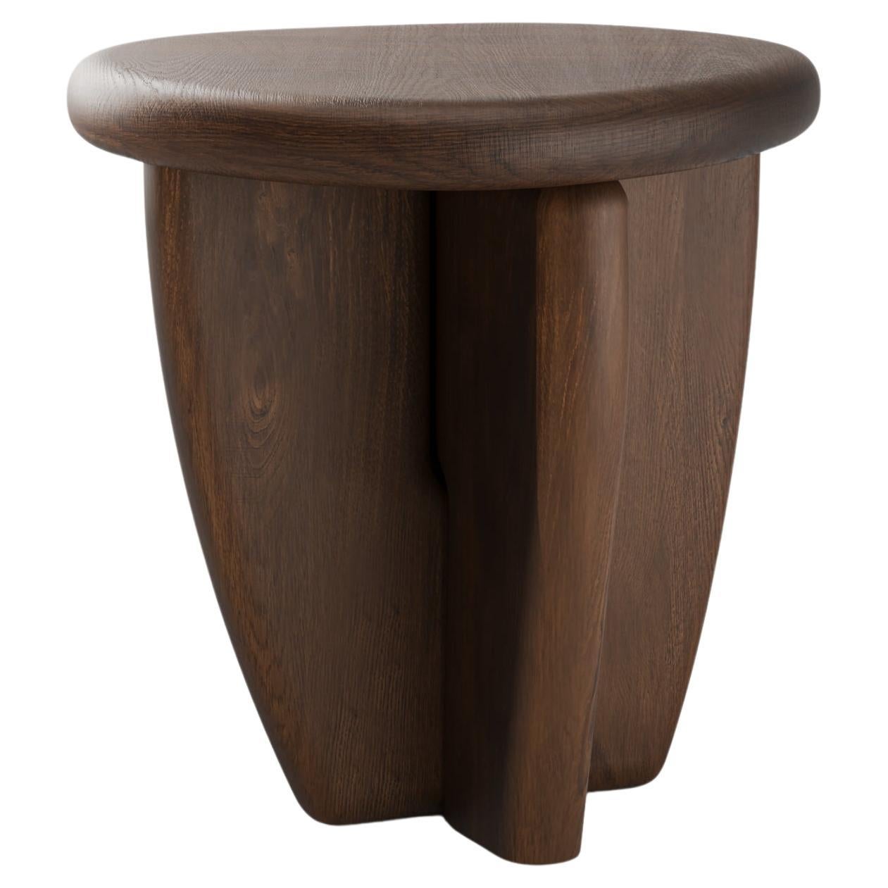 Grão Wood Side Table by Studio Orth