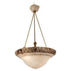 Grape Adorned Alabaster Pendant