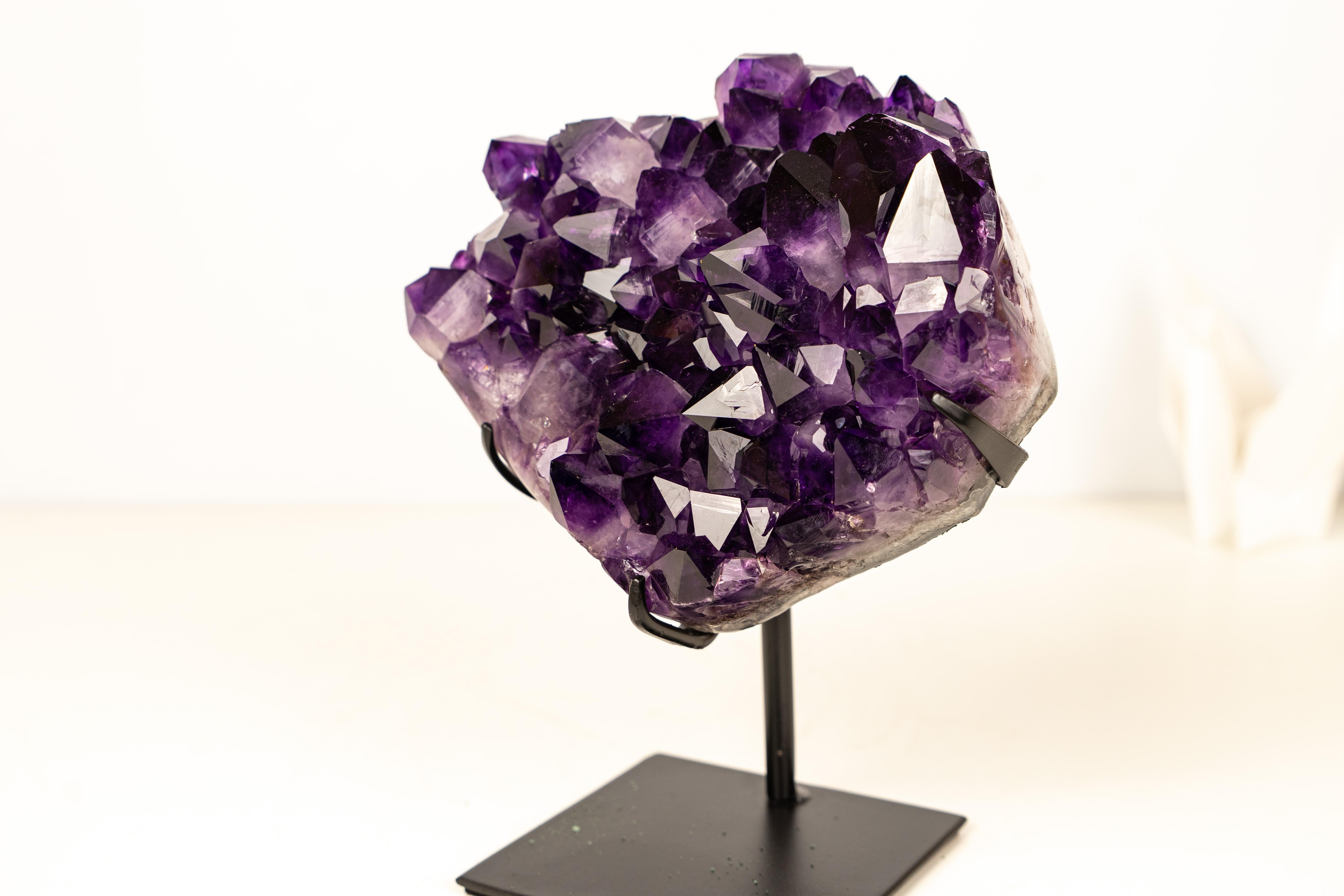 Brazilian Grape Jelly Amethyst Cluster For Sale