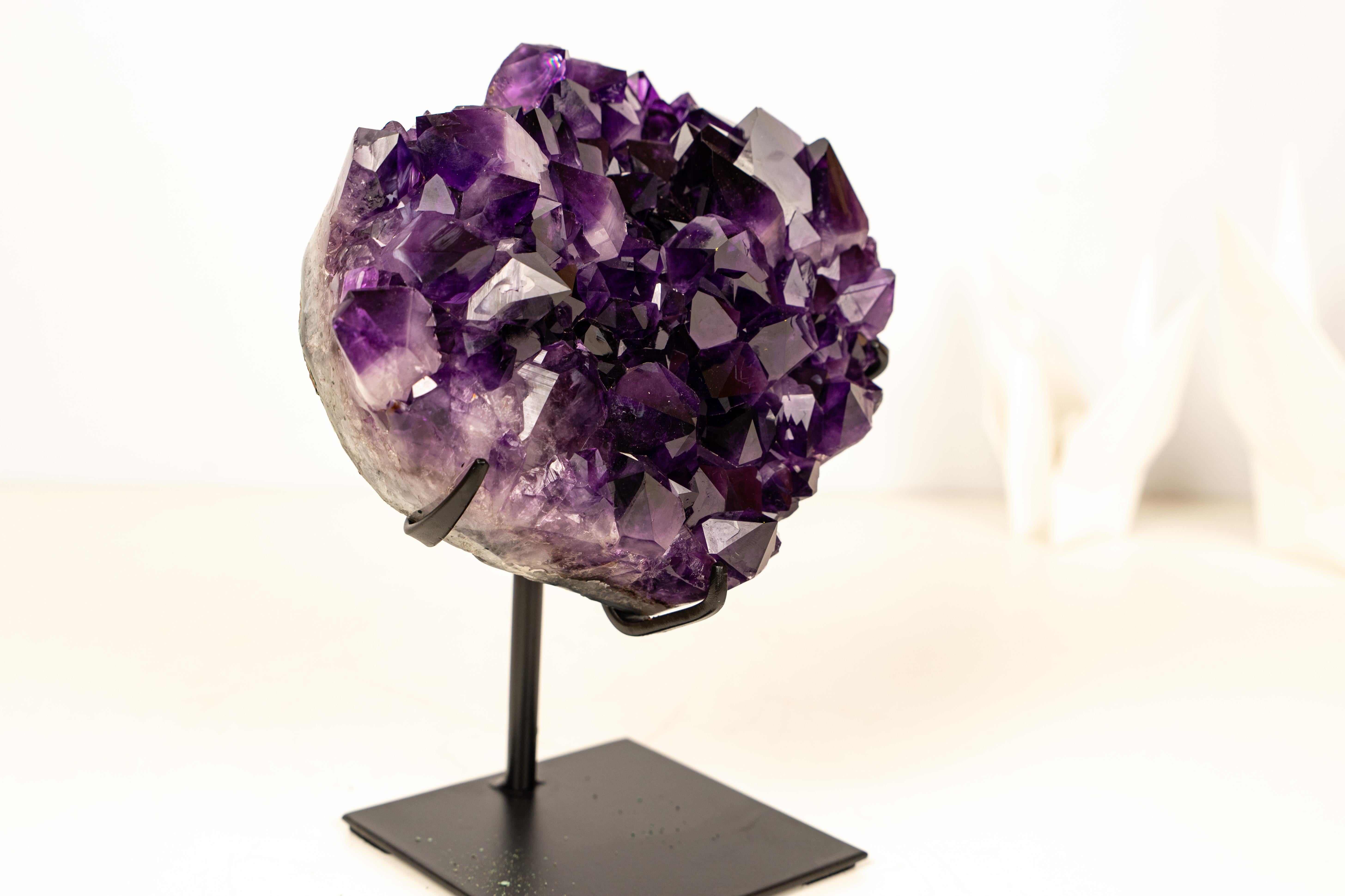 Grape Jelly Amethyst Cluster In New Condition For Sale In Ametista Do Sul, BR