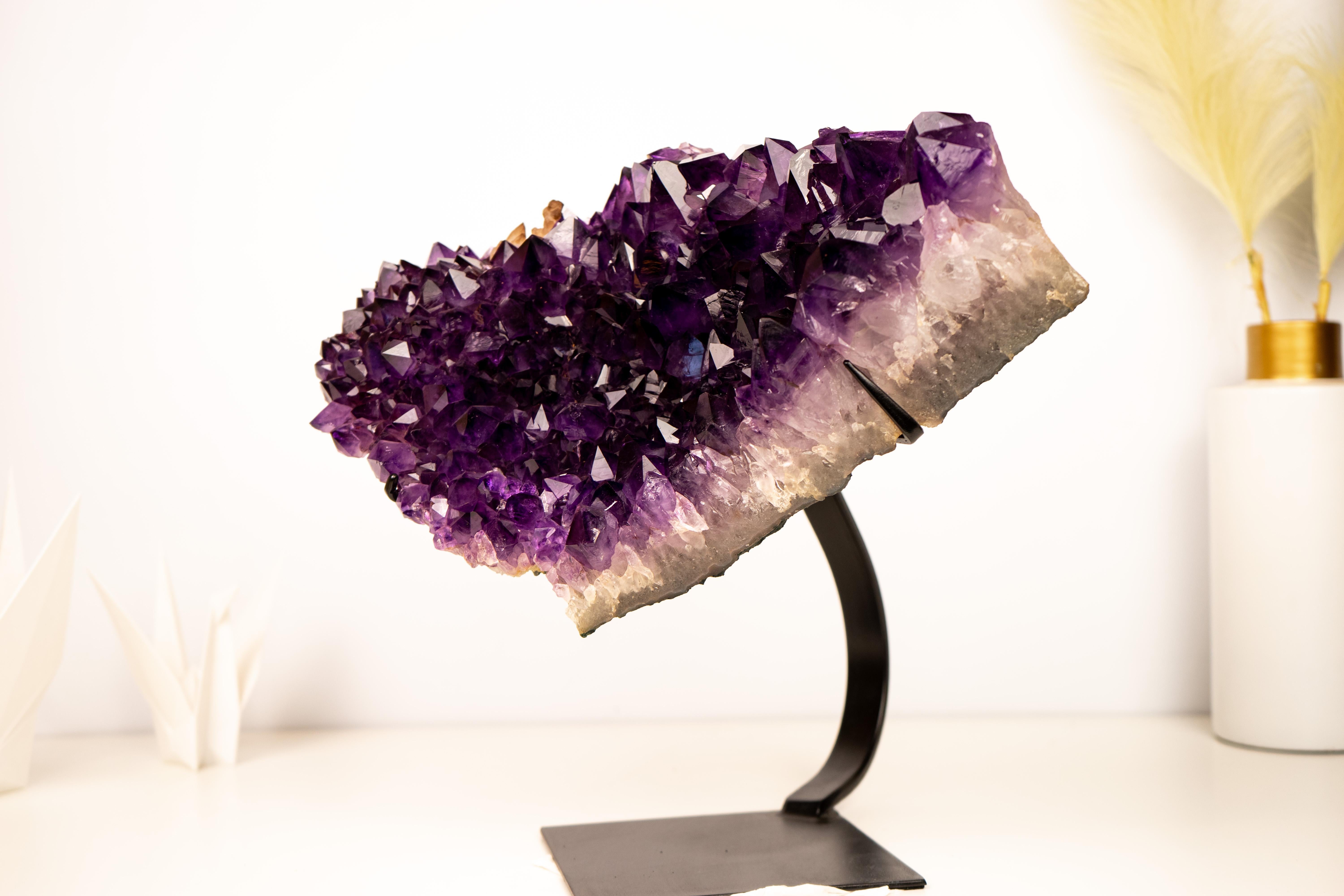 Grape Jelly Purple Amethyst Cluster For Sale 6