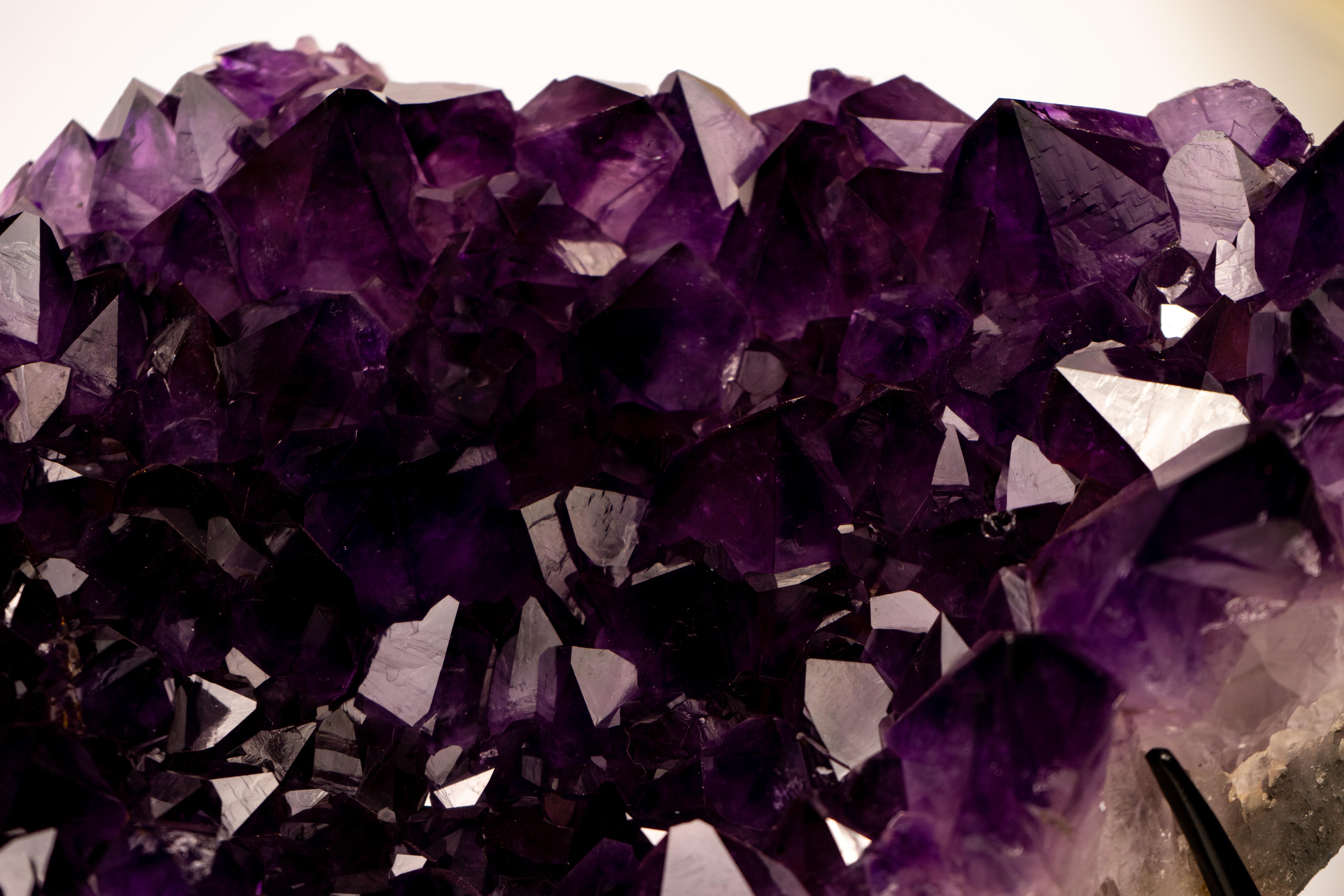 Crystal Grape Jelly Purple Amethyst Cluster For Sale