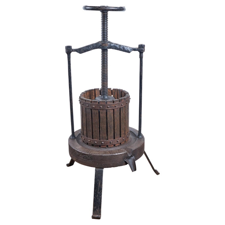 Grape Press for Wine Making For Sale at 1stDibs
