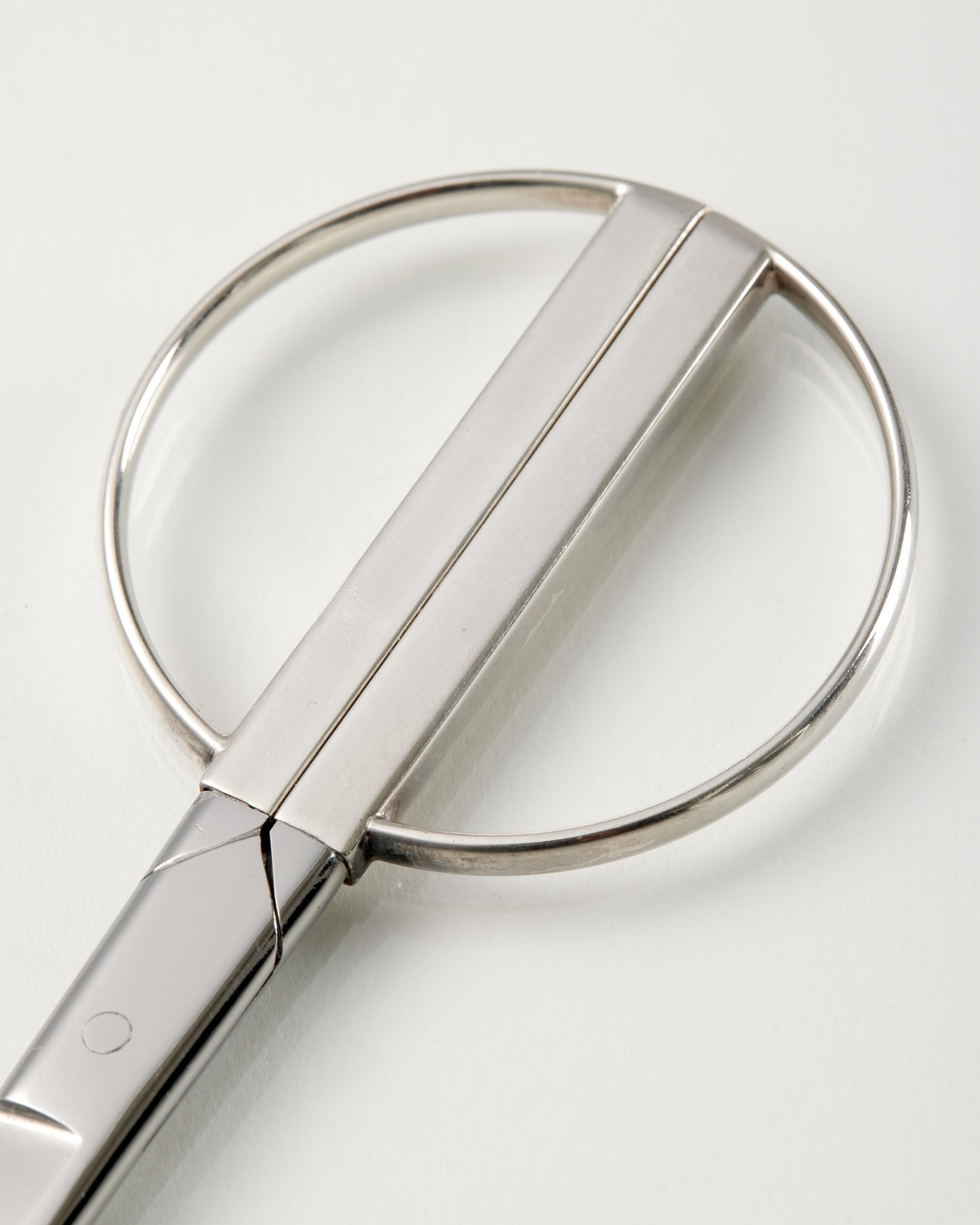 Grape scissors designed by Georg Jensen, Denmark, 1960s In Good Condition In Stockholm, SE