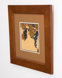Vigne Anita Munman Hannah Overbeck Mission Arts & Crafts Chêne Cadre Stickley