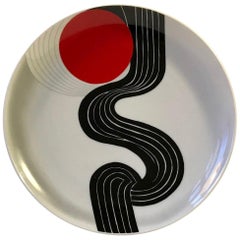 Vintage Graphic Art Wall Plaque 'Energie' by Srivastava Narendra for Rosenthal, 1979