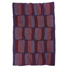 Graphic Blanket in Red/Purple - BOI x LEIGH BAGLEY