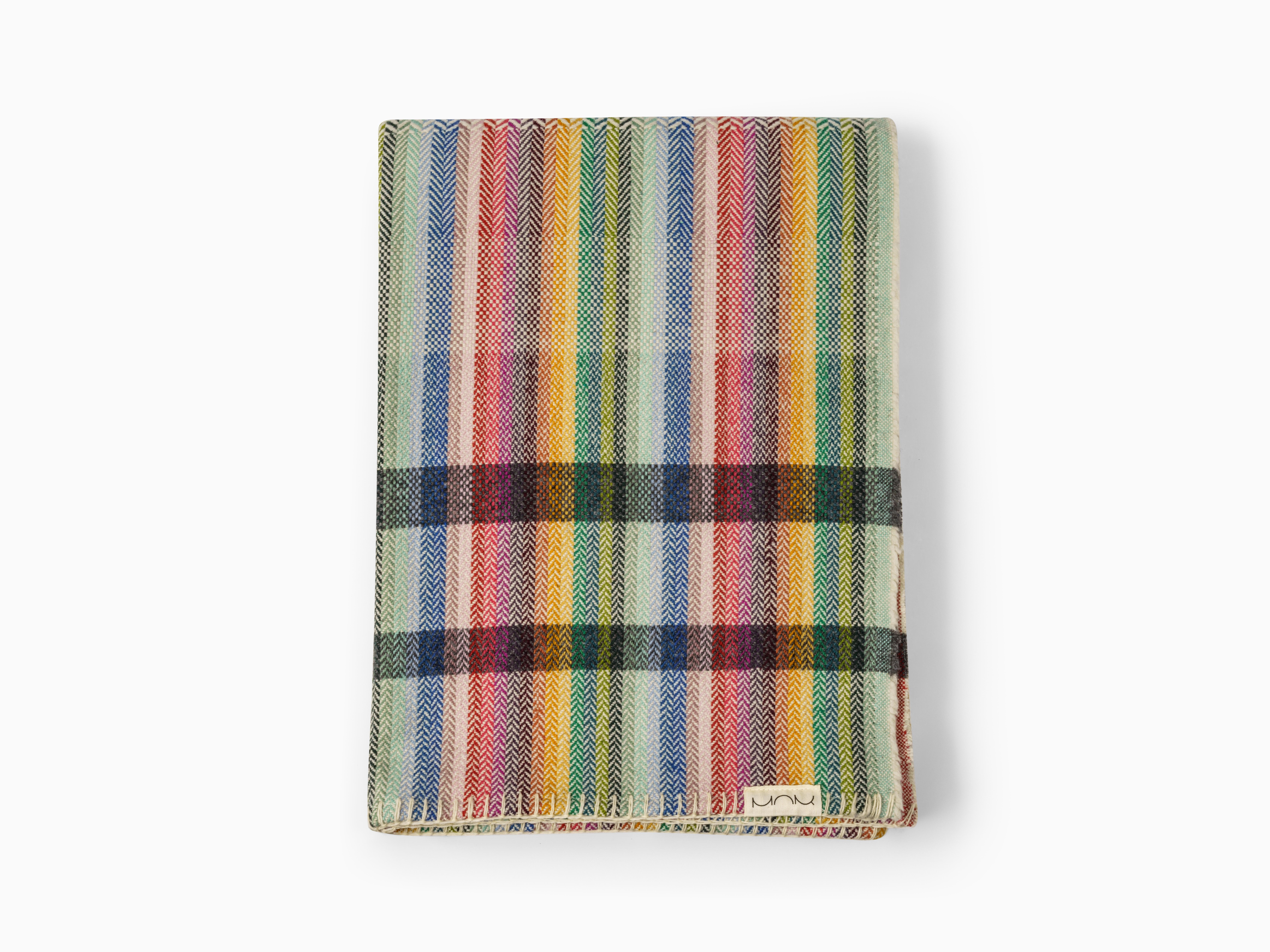 Coperta Graphic Burel in lana multicolore in vendita