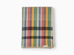 Manta multicolor de lana Graphic Burel