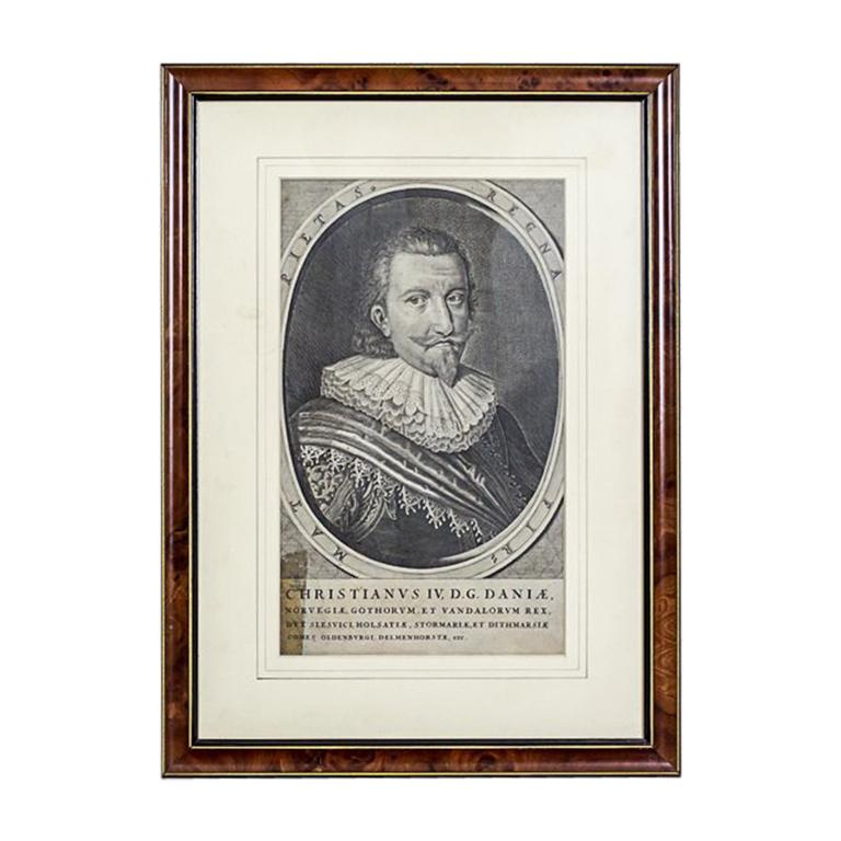 Graphic / Christian IV of Denmark, History of the Netherlands For Sale