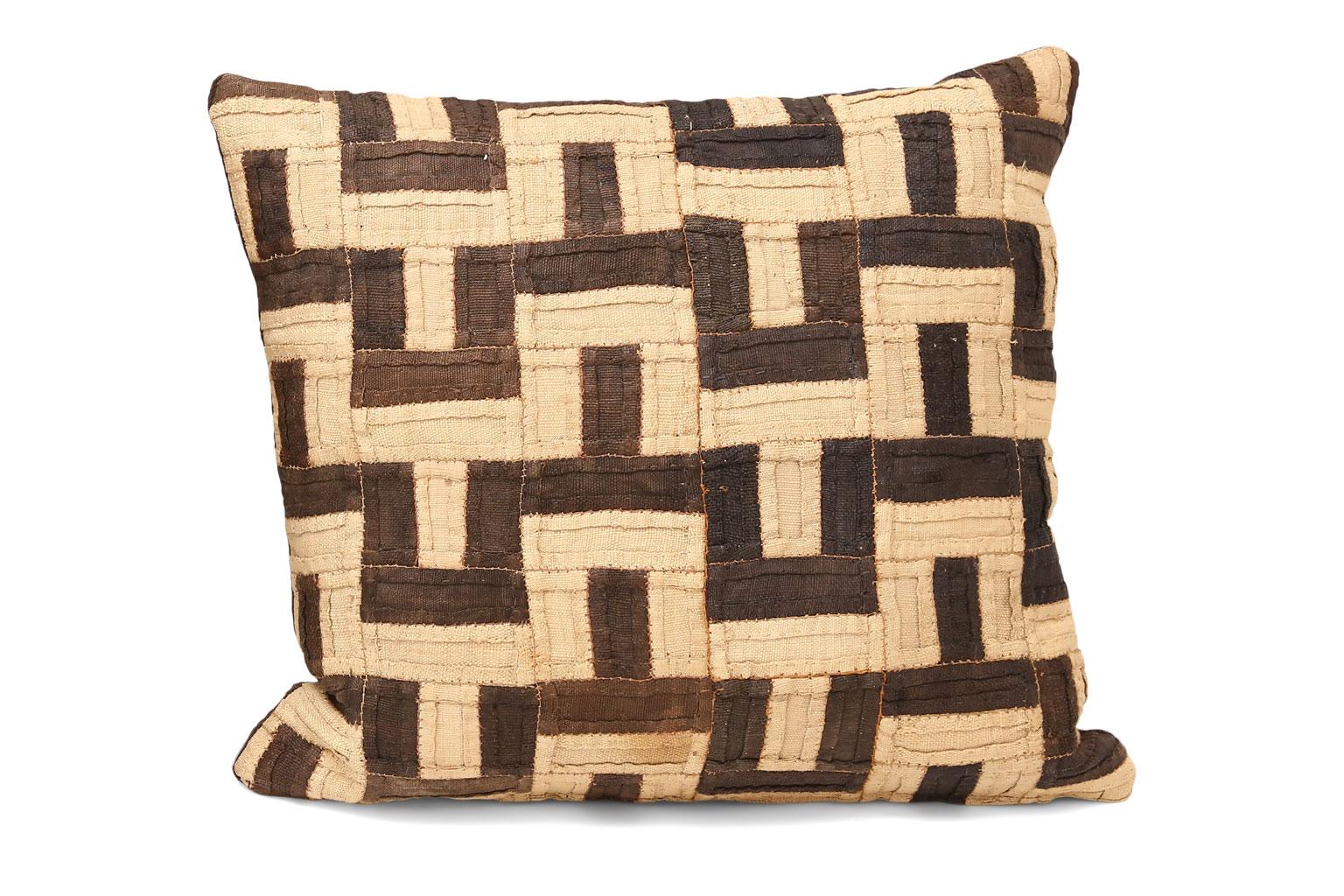 Tribal Graphic Kuba Cloth Cushions