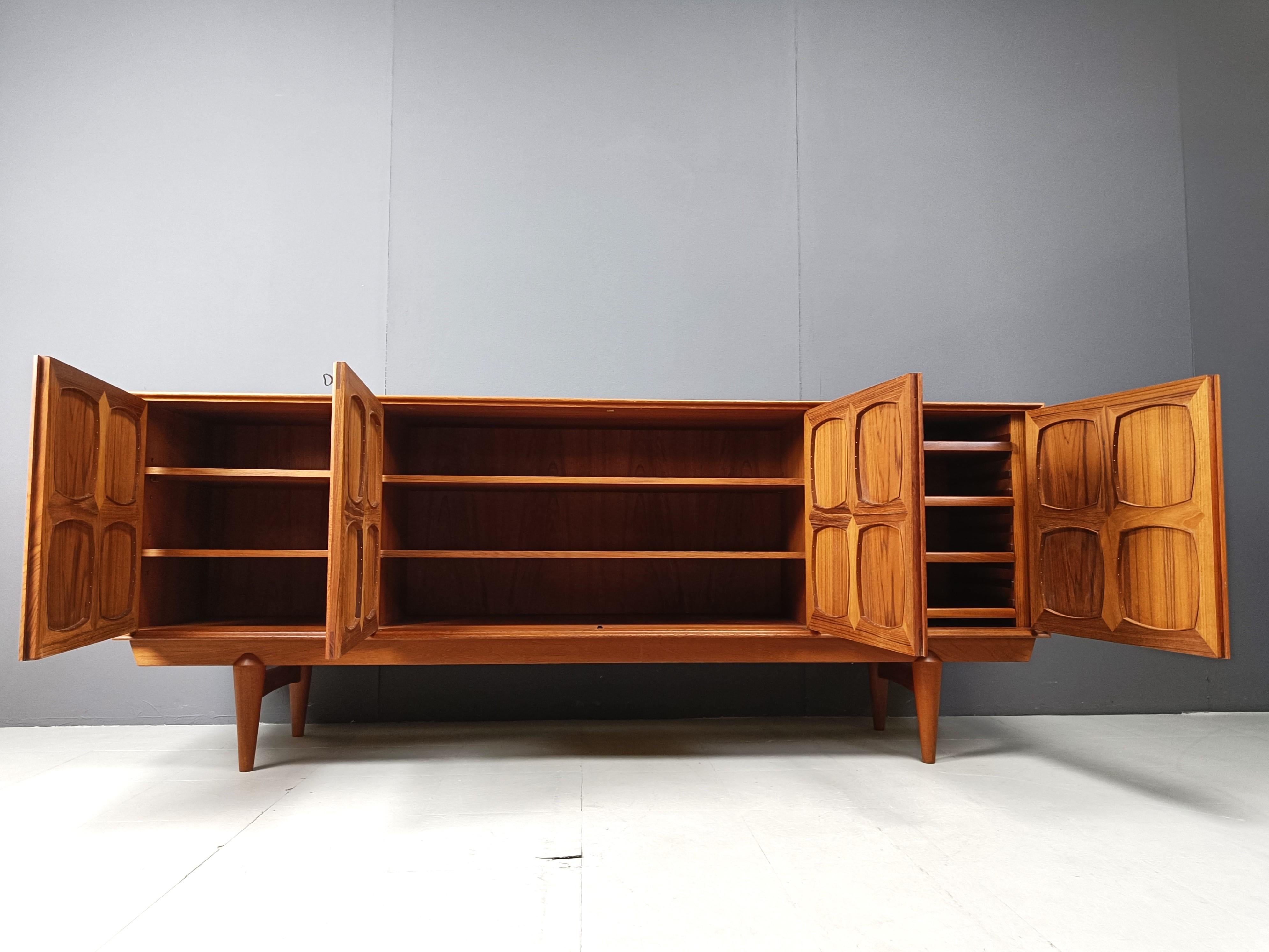 Graphic sideboard by Gustav Bahus, 1960s 3
