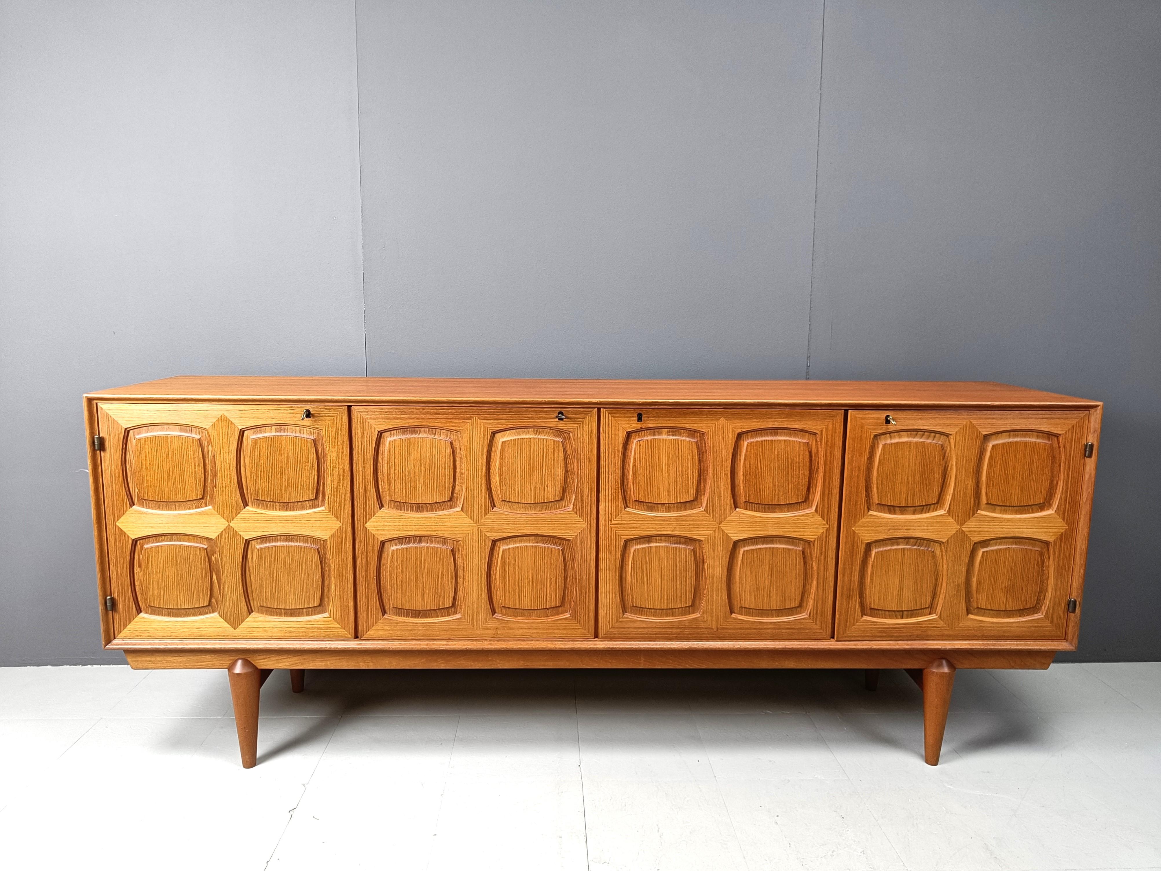Norwegian Graphic sideboard by Gustav Bahus, 1960s