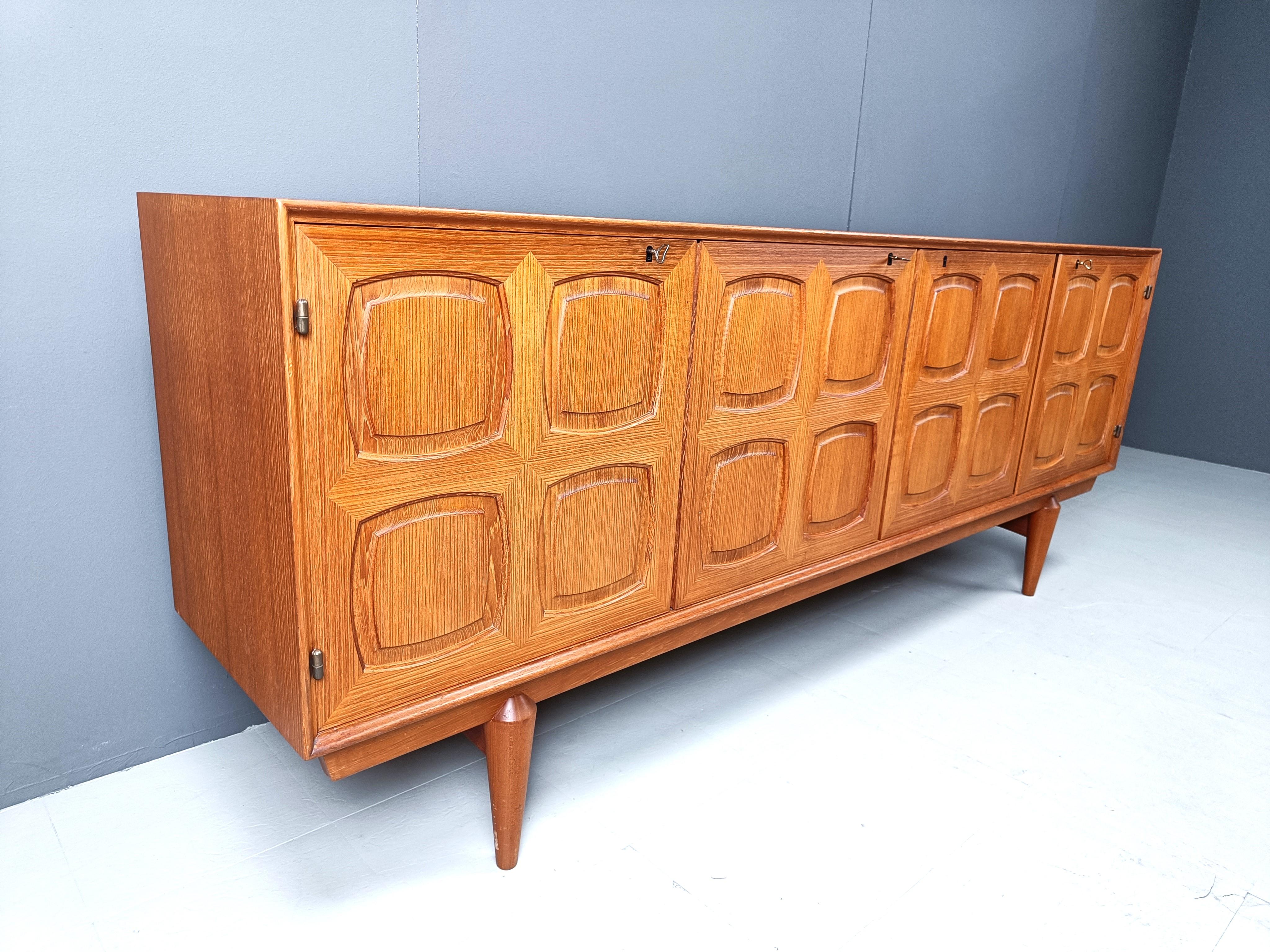 Graphic sideboard by Gustav Bahus, 1960s 1