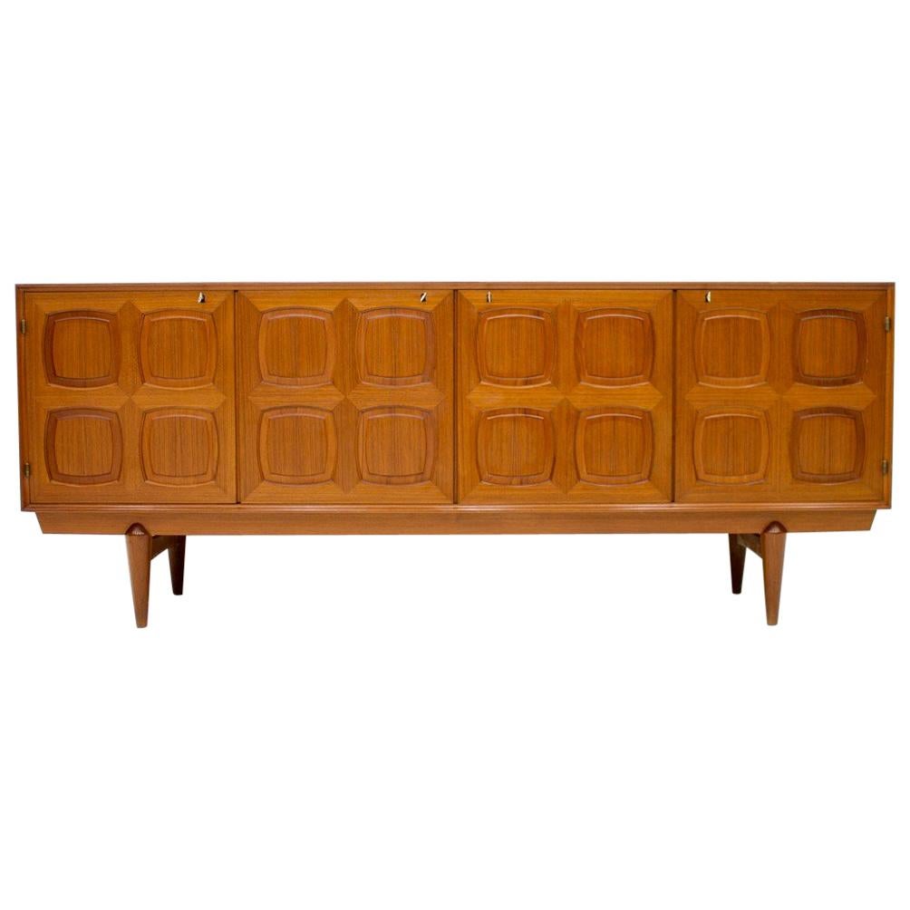 Graphic Teak Sideboard by Rastad & Relling for Bahus Norway, 1960s