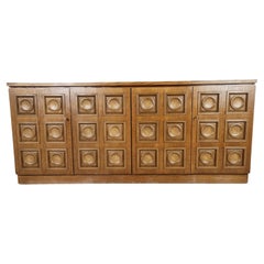 Graphical Brutalist Credenza, 1970s