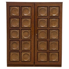 Graphical brutalist highboard by Gerard Bartels Graphical brutalist highboard by Gerard Bartels