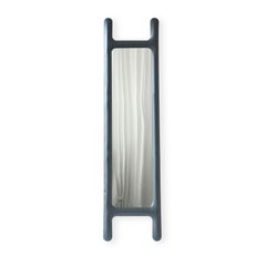 Graphite Drab Sculptural Wall Mirror by Zieta