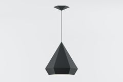 Graphite Grey Diamond Pendant by Sebastian Scherer