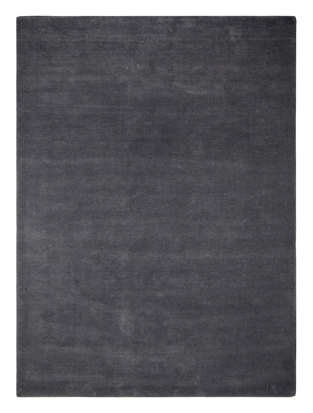 Graphite RePeat Carpet by Massimo Copenhagen.
Handtufted.
Materials: 100% Recycled PET, Cotton.
Dimensions: W 250 x H 350 cm.
Available colours: Graphite, Cream, Beige, Pistachio, and Pastel Yellow. 
Other dimensions are available: 160x230 cm,