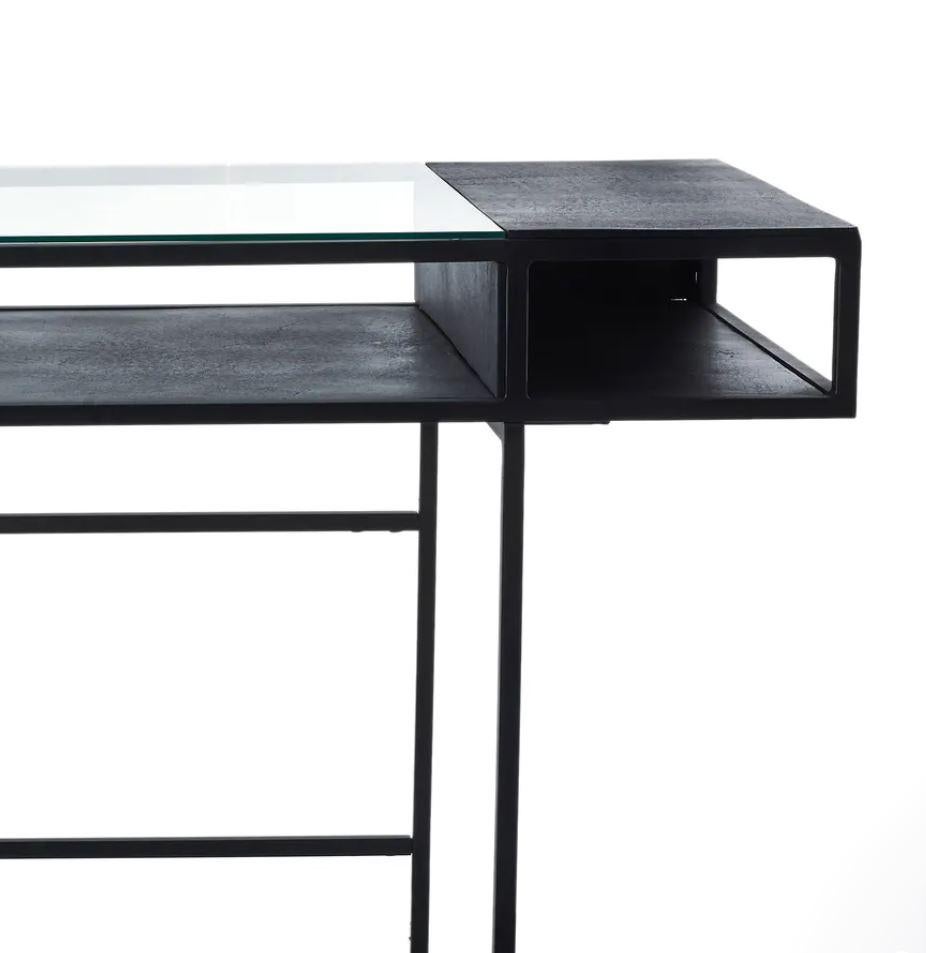 Modern Graphite Secretaire Desk, Pols Potten Studio For Sale